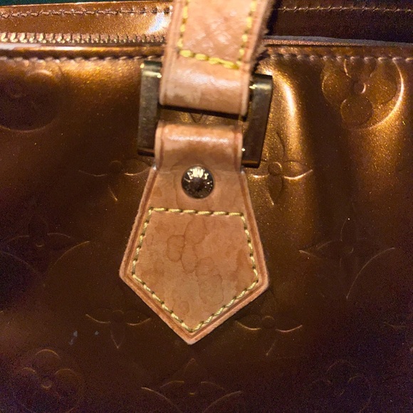 LOUIS VUITTON BRONZE VERNIS AUSTIN - Picture 3 of 14